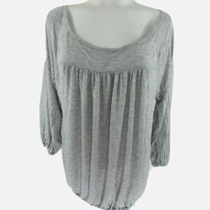 Soft Joie Scoop Neck 3/4 Sleeve Knit Top